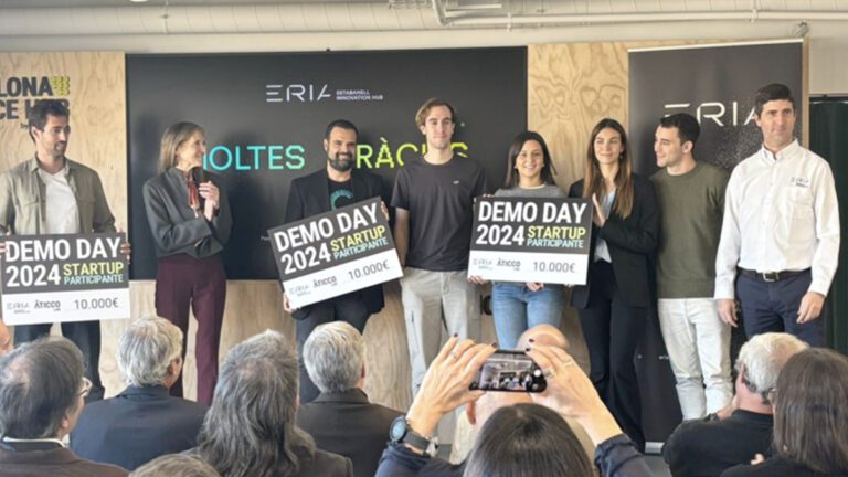 Bhishma Hernández, CEO of Clever Solar, at the second edition of Estabanell’s energy startup acceleration program